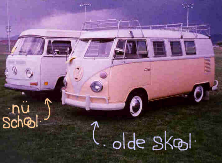 here iz the difference between olde n nu skool